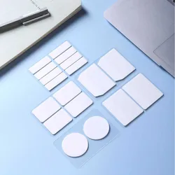 40/80/160 Pages Frosted Simple Pure White Index Stickers Transparent Label Stickers DIY Sticky Notes Office School Supplies
