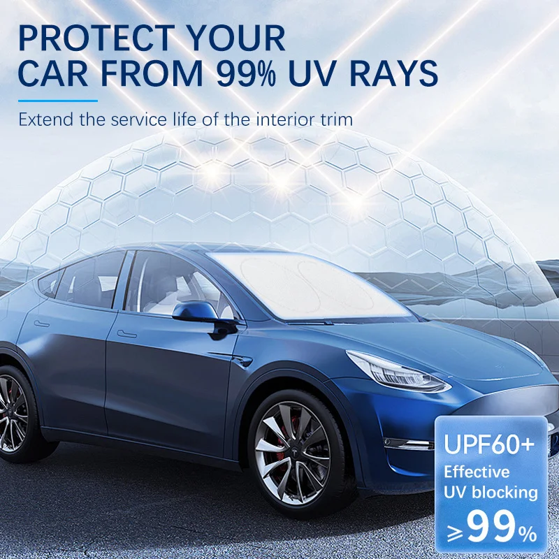 Summer Car Accessories Car Windshield SunShade Cover Fit For Mercedes Benz GLB X247 GLB35 glb200 glb250 Anti UV Car Sun Shade view 2