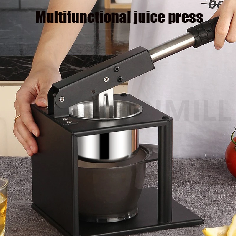 Metal Manual Juicer Citrus Fruits Squeezer Juicy Fruit Pressing Machine For Lemon Lime Grape Pomegranate