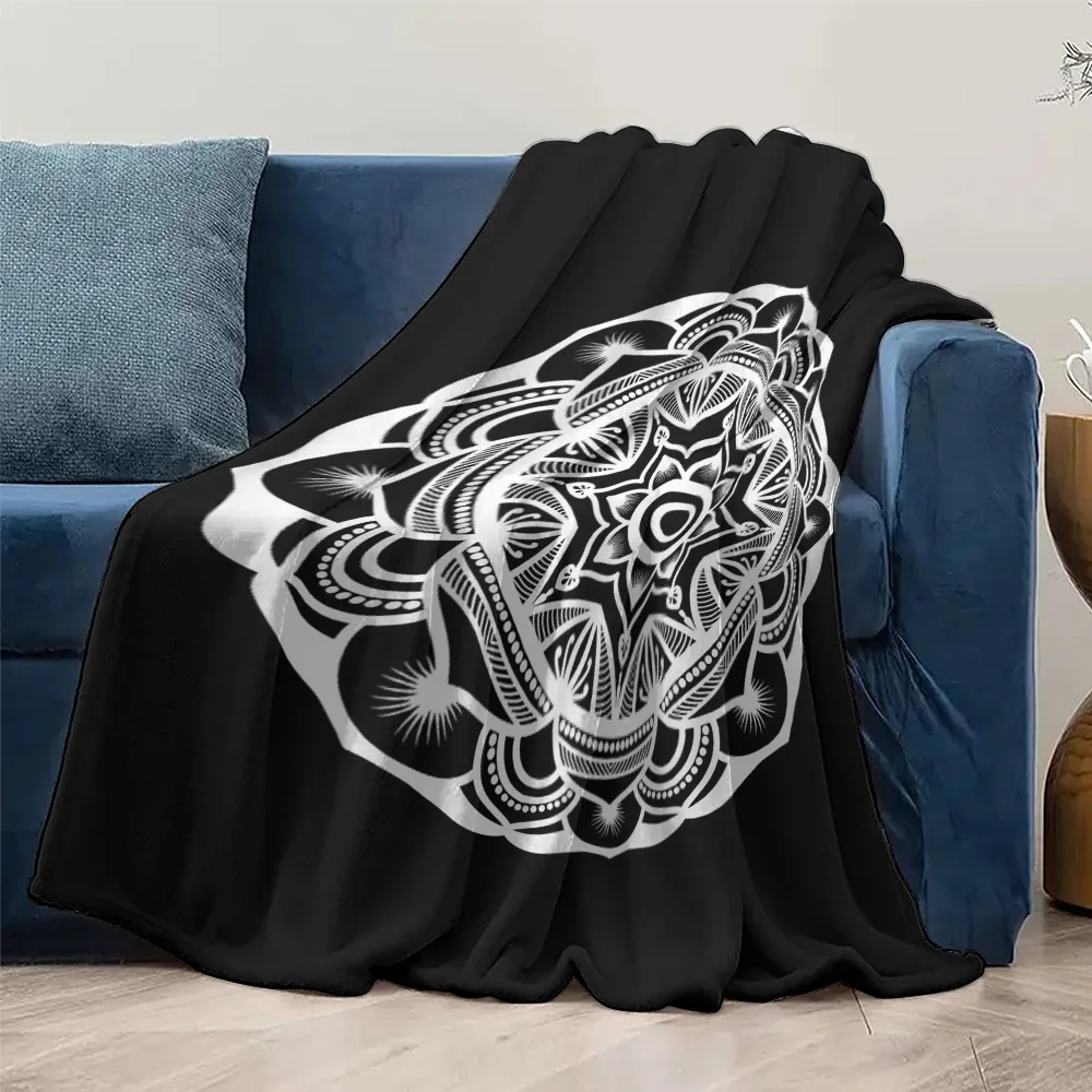 بوهو ماندالا بطانية مخدر هندسية طباعة رمي بطانية الهبي نسيج المفرش مهرجان هدية جدار ديكور