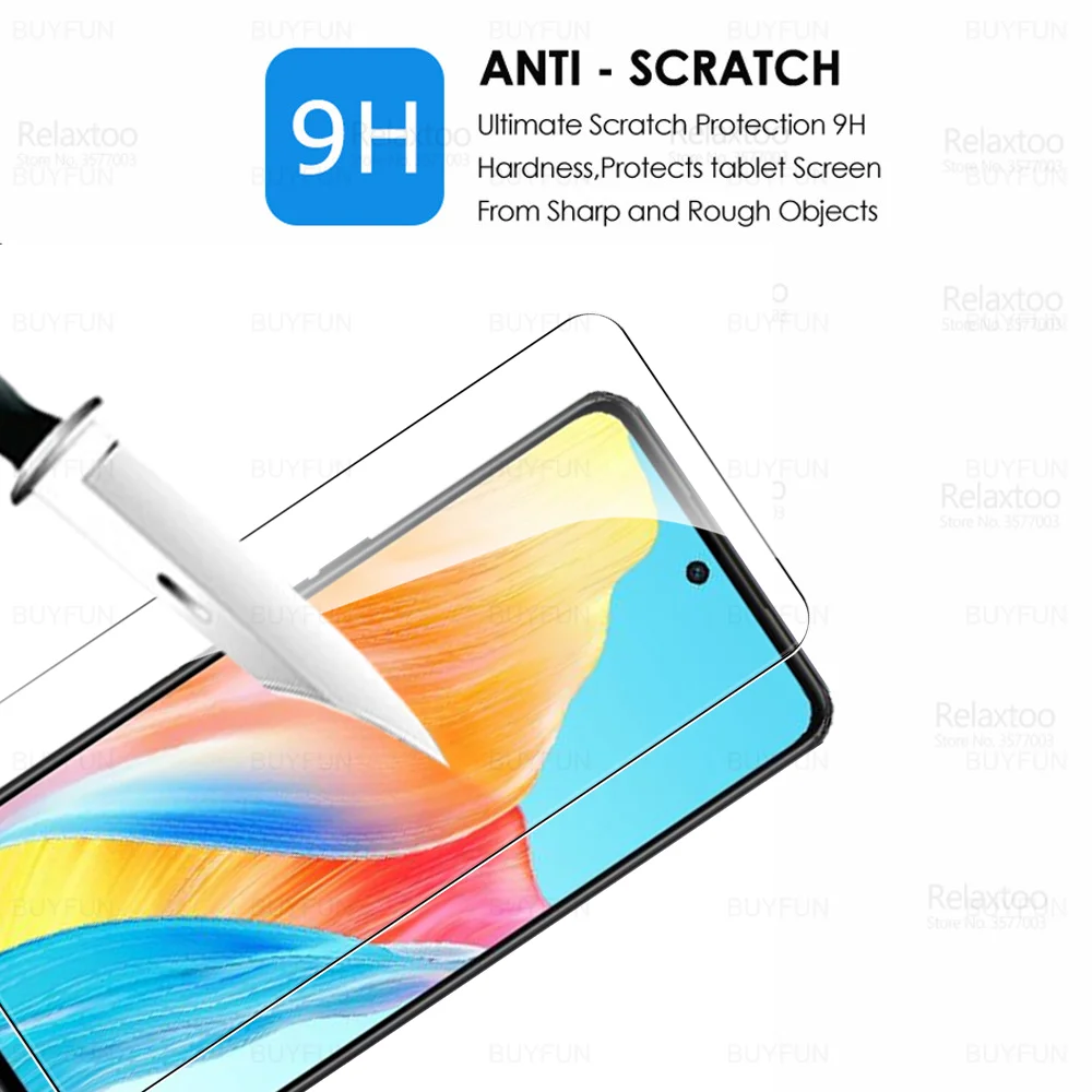 8To1 9H Glass For Oppo A98 5G Full Cover Tempered Glass Appo Orro A 98 98A OppoA98 CPH2529 6.72inch 2023 Camera Screen Protector