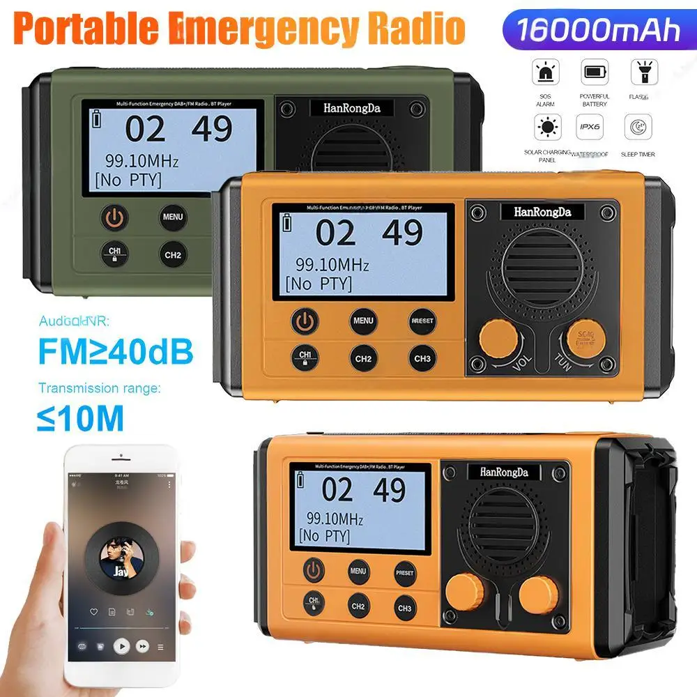 10000Mah Dab Fm Rad… - image