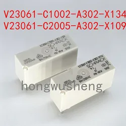 100% NEW 1pcs V23061-C1002-A302-X134 5V V23061-C2005-A302-X109 12V relay 10A 4pins