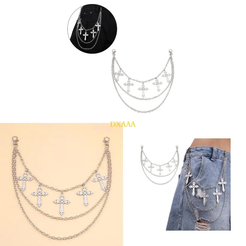 

DXAA Harajuku Wallet Chain Pocket Chain Belt Chains for Dancers Punks Hip Hop Unisex