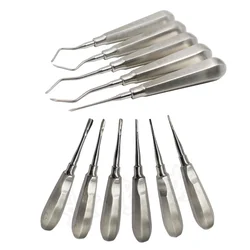 All Types Dental Lab Root Lift Elevator Set Tooth Extraction Forcep Straight Curved Cryer Apical Elevator Crown Remover Spreader