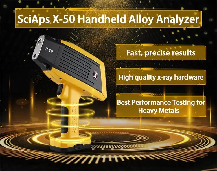 Fluorescent handheld Spectrometer  XRF Mineral Analyzer Analysis of Various Ores mass spectrometer spectrum analyzer