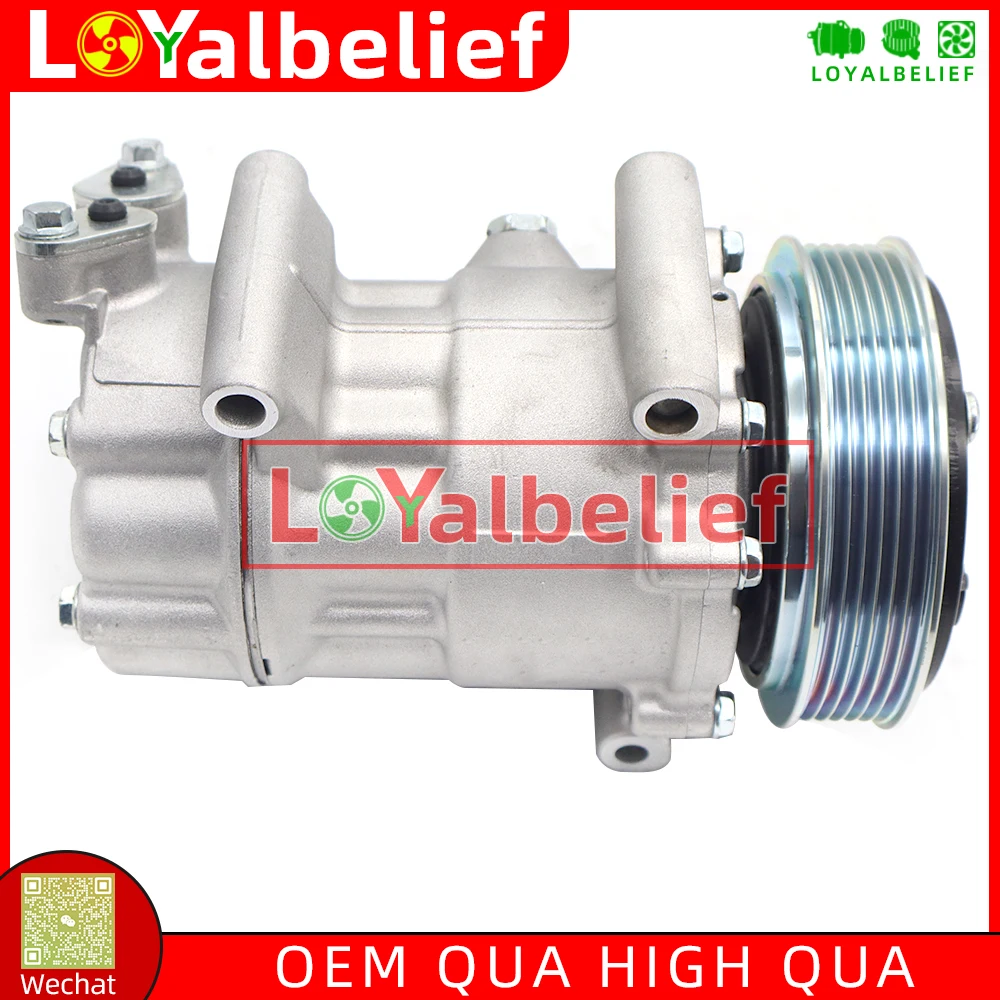 5215310145 Klimakompressor und Kupplung für Citroen Berlingo C2 C3 Peugeot 206 307 9655191680 9684480480 9800822280 215310145