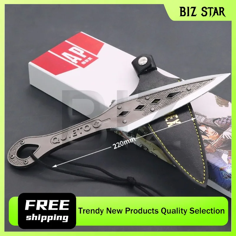 22cm/8.66in apex heróis jogo periférico espíritos malignos suffer herança caixa de presente versão arma modelos metal adereços colecionáveis meninos