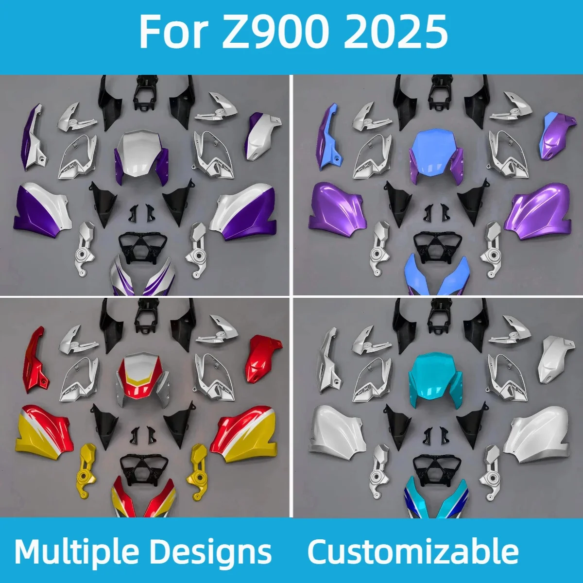 

Z900 2025 New Style Fairings for Kawasaki Z 900 25 Motorcycle Accessories Refitting Body Customized Fairings Kit