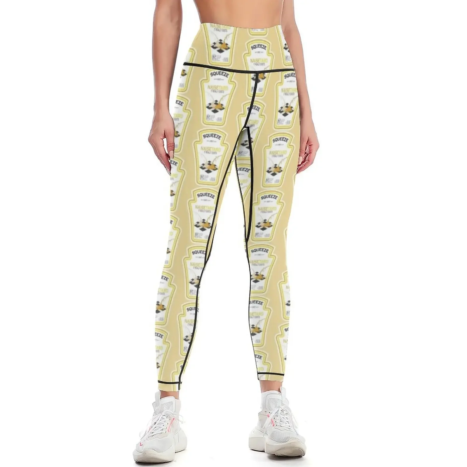 

Funny Customizable Naisetard Label - please view artist notes to customize OR order this listing to receive AS SHOWN Leggings