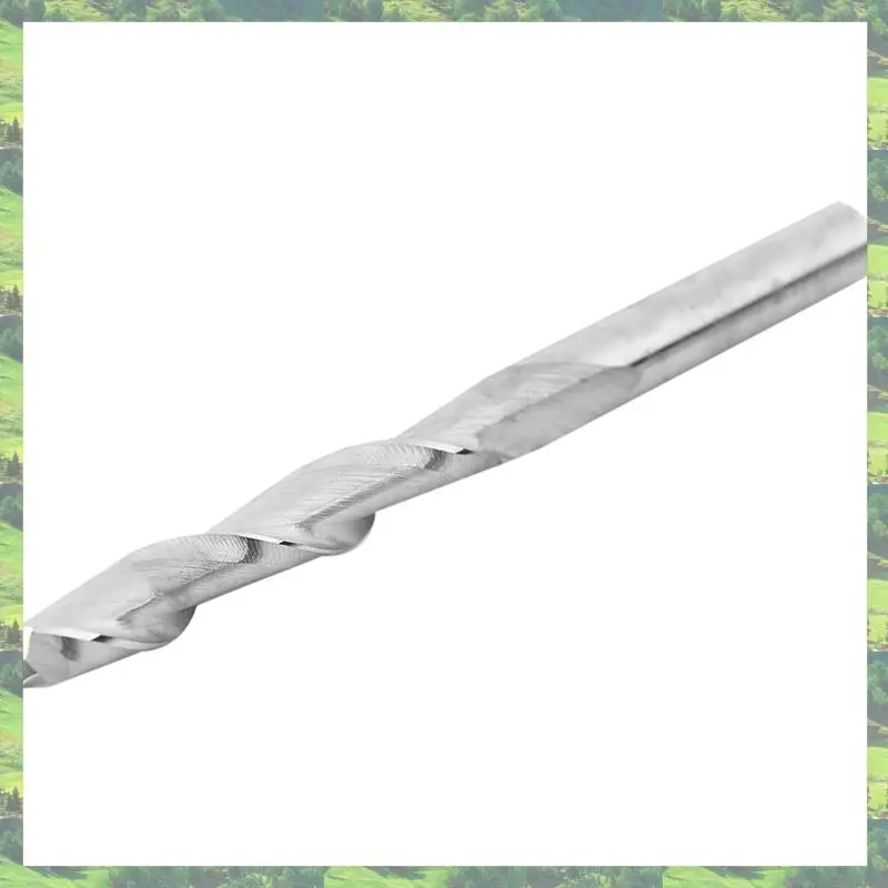 

A59Z-50Pcs 1/8 Inch 3.175Mm Carbide CNC Double Two Flute Spiral Bits End Mill Router 22Mm