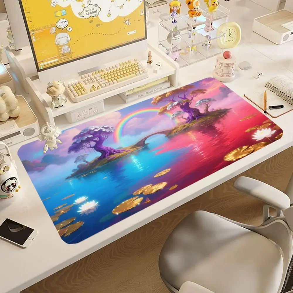 

A Mouse fantasy Pad Mouse pad extra large personality high-end gaming e-sports world computer keyboard pad