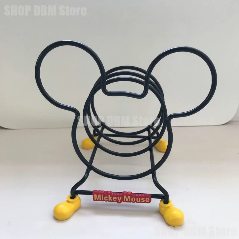 Disney Mickey Mouse Kitchen Organizer Pot Lid Rack Stainless Steel Spoon Holder Pot Lid Shelf Cooking Dish Rack Pan Cover Stand