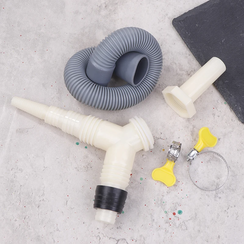 2025 New Drain Tee Adapter For Washer Dryer Drain System Drain Tee Adapter With Extended Drain Hose Home Tools