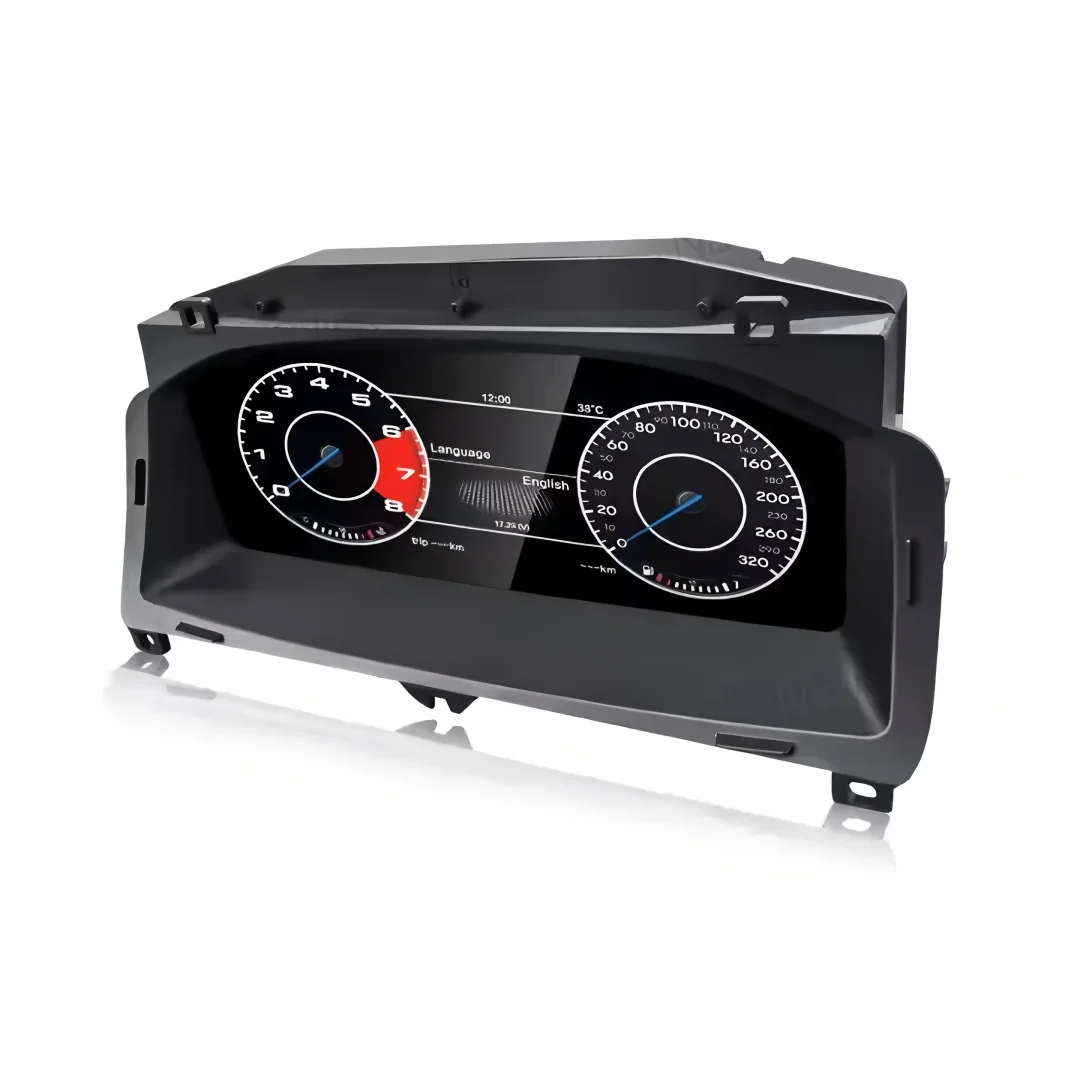 LCD Dashboard HDMI Input Digital Speedometer Gauge For VW Transporter T5 T6 Van Virtual Cockpit Instrument Cluster Panel Carplay
