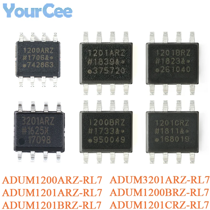 ADUM1201ARZ ADUM1201BRZ ADUM1201CRZ ADUM1200ARZ ADUM1200BRZ ADUM3201ARZ -RL7 SOIC-8 Dual Channel Digital Isolator