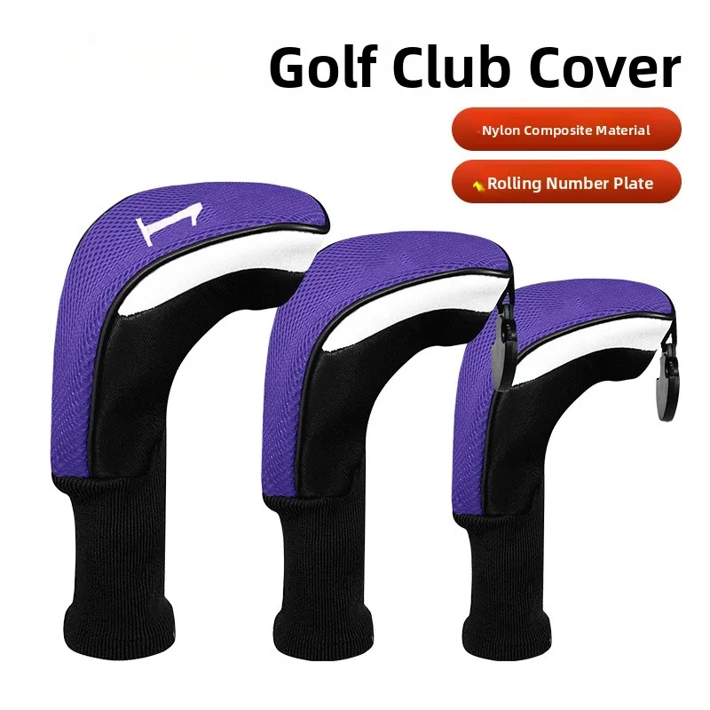 bcgolf-ゴルフクラブヘッドカバー-3-点セット-ユニセックス-通気性-耐摩耗性-傷防止-高弾性-マルチカラー