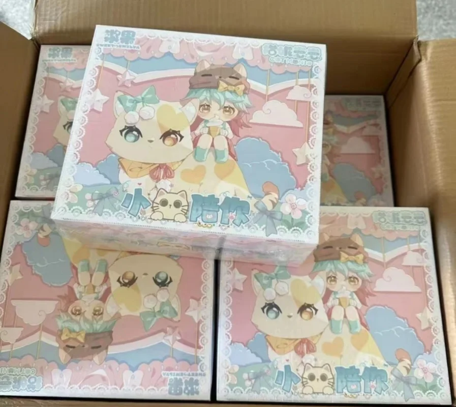 

In Stock Authentic Moni Cat Little Cat Little Cat Accompanies You Series Blind Box Trendy Play Cute Ornament Gift