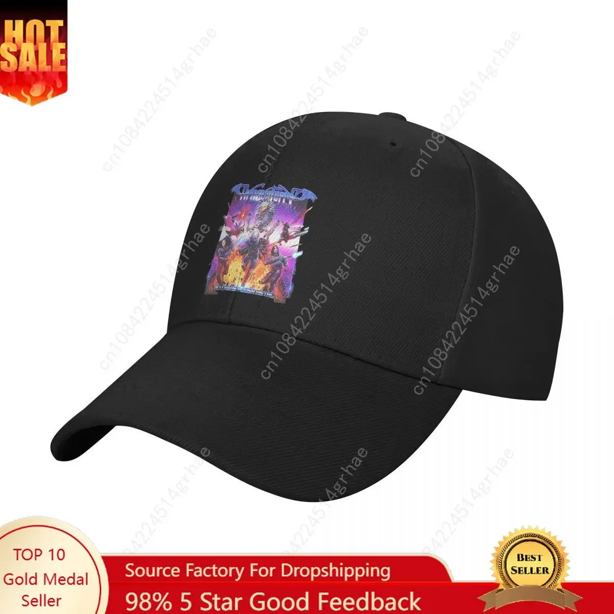 

Dragonforce Extreme Power Metal Breathable Design Golf Hat Women's Cap Baseball Cap Men