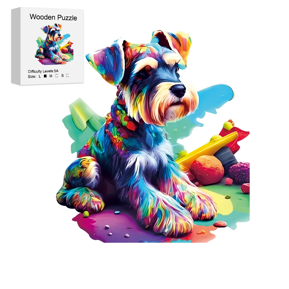 

Деревянный пазл для взрослых в виде собаки, уникальный деревянный пазл нестандартной формы животного, идеальный подарок на день рождения или праздник, игра для вечеринок