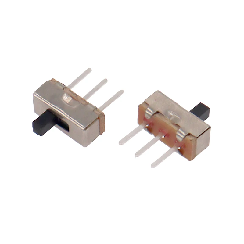 20Pcs SS12D00 Interruptor on-off mini Slide Switch 3pin 1P2T 2 Position High quality toggle switch Handle length:2MM/3MM/4MM/5MM