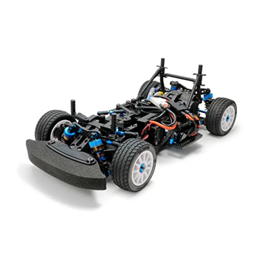 

1/10 RC M-08R Chassis Kit LTD ED TAM47480 On-Road Electric Car Kit with Carbon Fiber Body and Black Finish High-Speed Performan