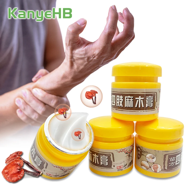 

1-3-5pcs Finger Joint Stiffness Relief Ointment Relax Muscles Improve Blood Circulation Joint Muscle Pain Relief Herbal Cream