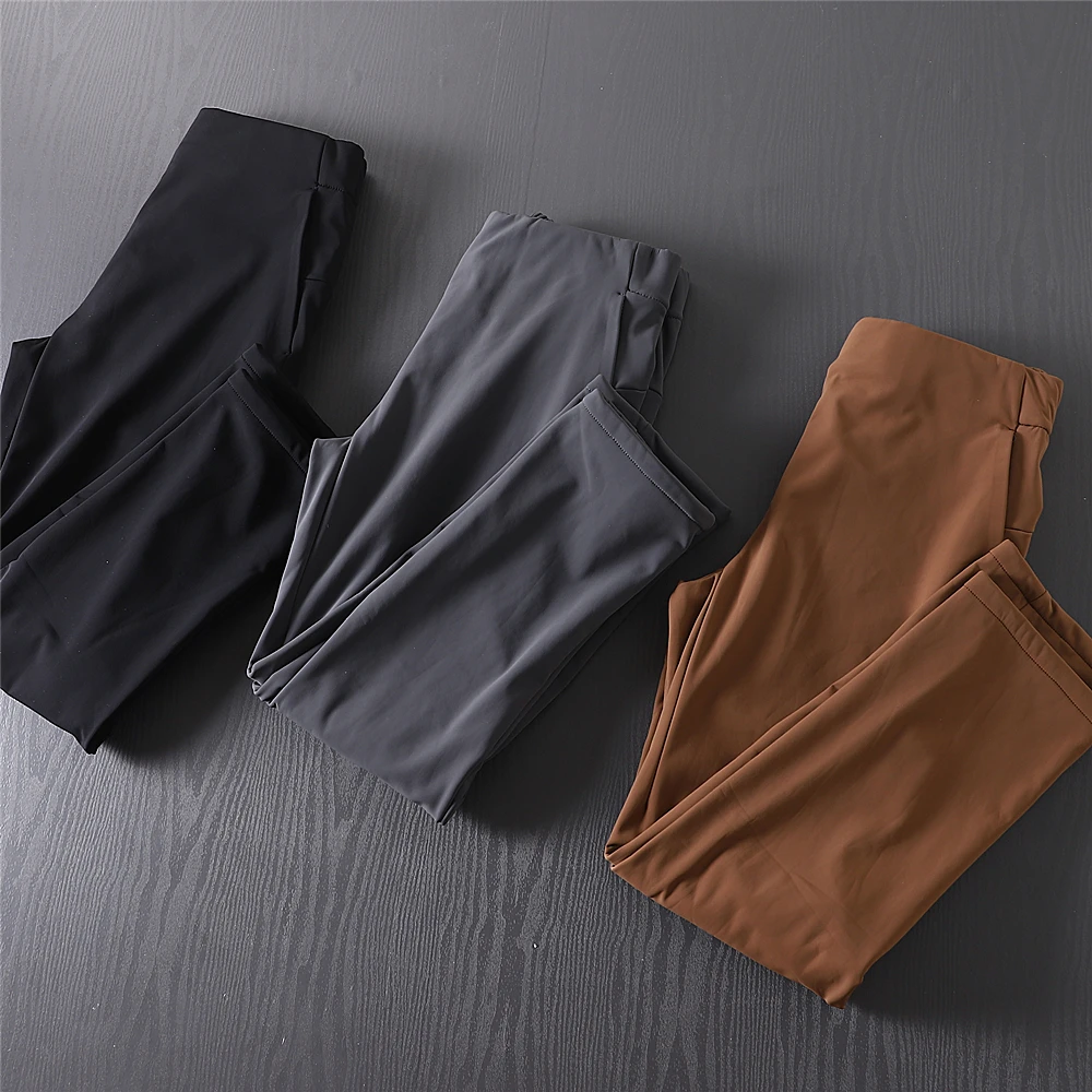 

Уличные мужские брюки на подкладке Thiened для велоспорта, мягкие длинные брюки, повседневные брюки с прямыми штанинами, ветрозащитные, водонепроницаемые