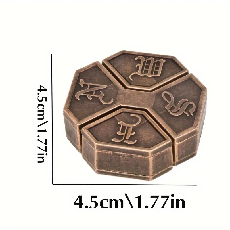 لعبة لغز معدنية تعليمية كلاسيكية ، لعبة لعيد الميلاد ، عيد الشكر وهدايا عيد الميلاد