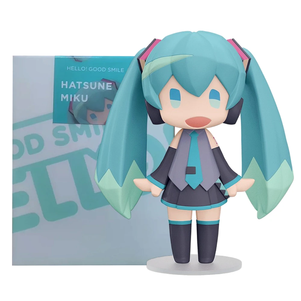 10CM Anime Figure Hatsune Miku Figure Q Version Pixel Building Block Style Action Figure Standing Model Toys And Dolls Gift