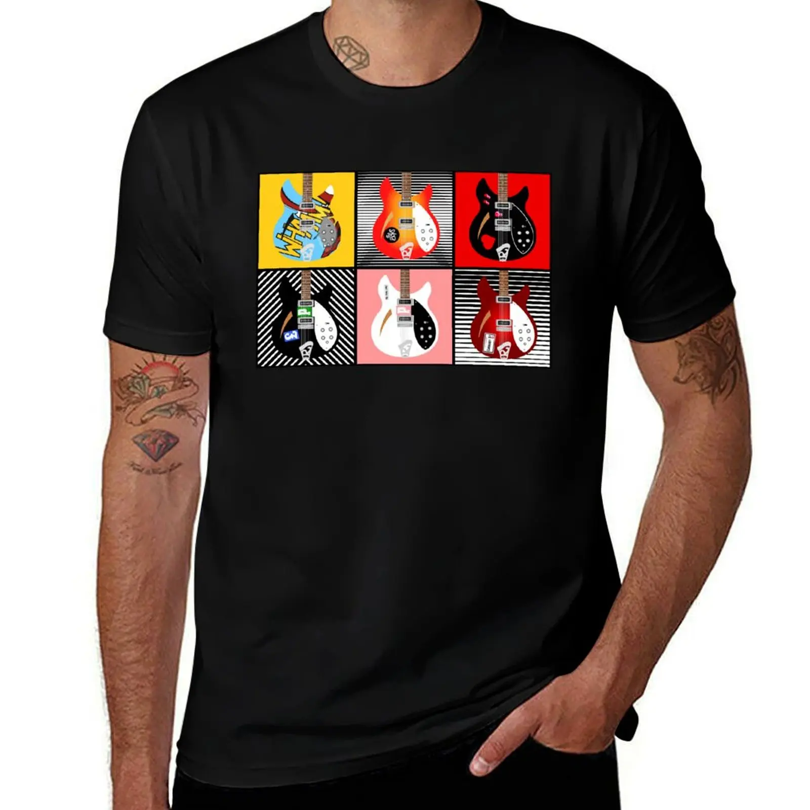 

Paul Weller's Rickenbackers T-Shirt Casual Work Wear T-Shirt