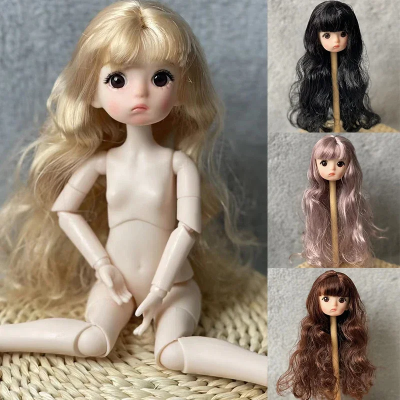 BJD Butter Multiple Hair Colors for Girls, Butter Joint, Mobile, Children and Girls Toy, Gift Toys, 30cm, 1/6