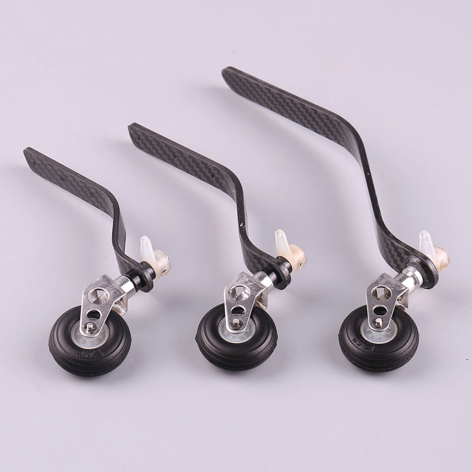 Carbon Fiber Landing Gear Tail Wheel Assembly High Performance with Hardware Screws Kit Accessories for Remote Control Plane