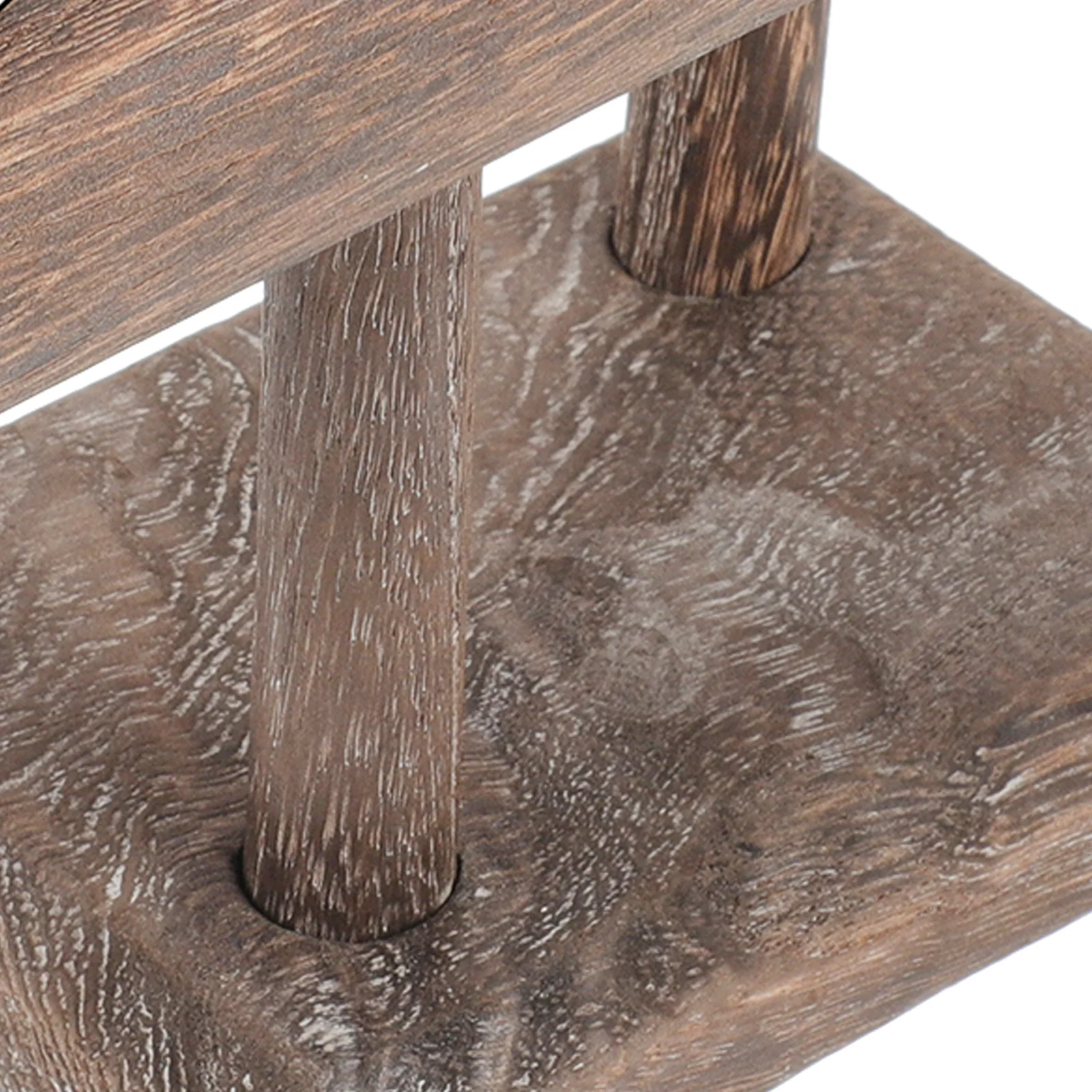 

1pc Solid Wood Jewelry Display Stand 2-tier Retro Organizer for Bracelets Watches Necklaces Storage Showpiece Wooden Holder