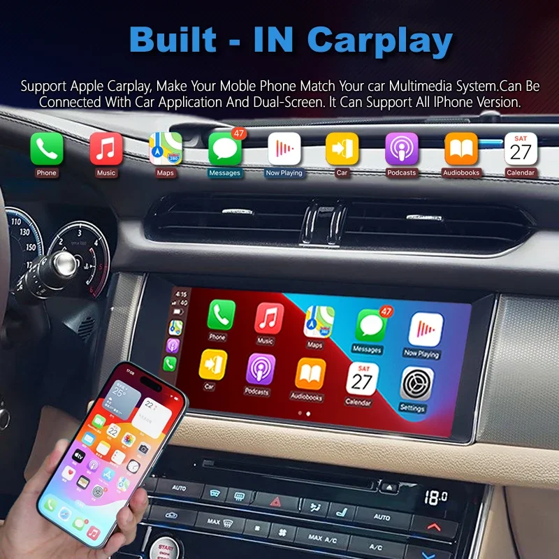 

10.25 Inch 256G Android 13 Player For Jaguar XF XFL 2016-2019 CAR GPS Navigation Radio Receiver Auto Audio Stereo Head Unit