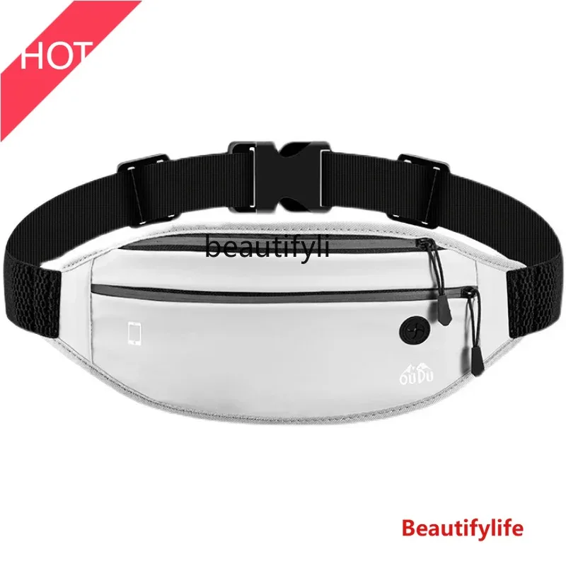 

A49 Outdoor waterproof invisible new mini belt bag, leisure sports running fanny bag 7-inch mobile phone bag