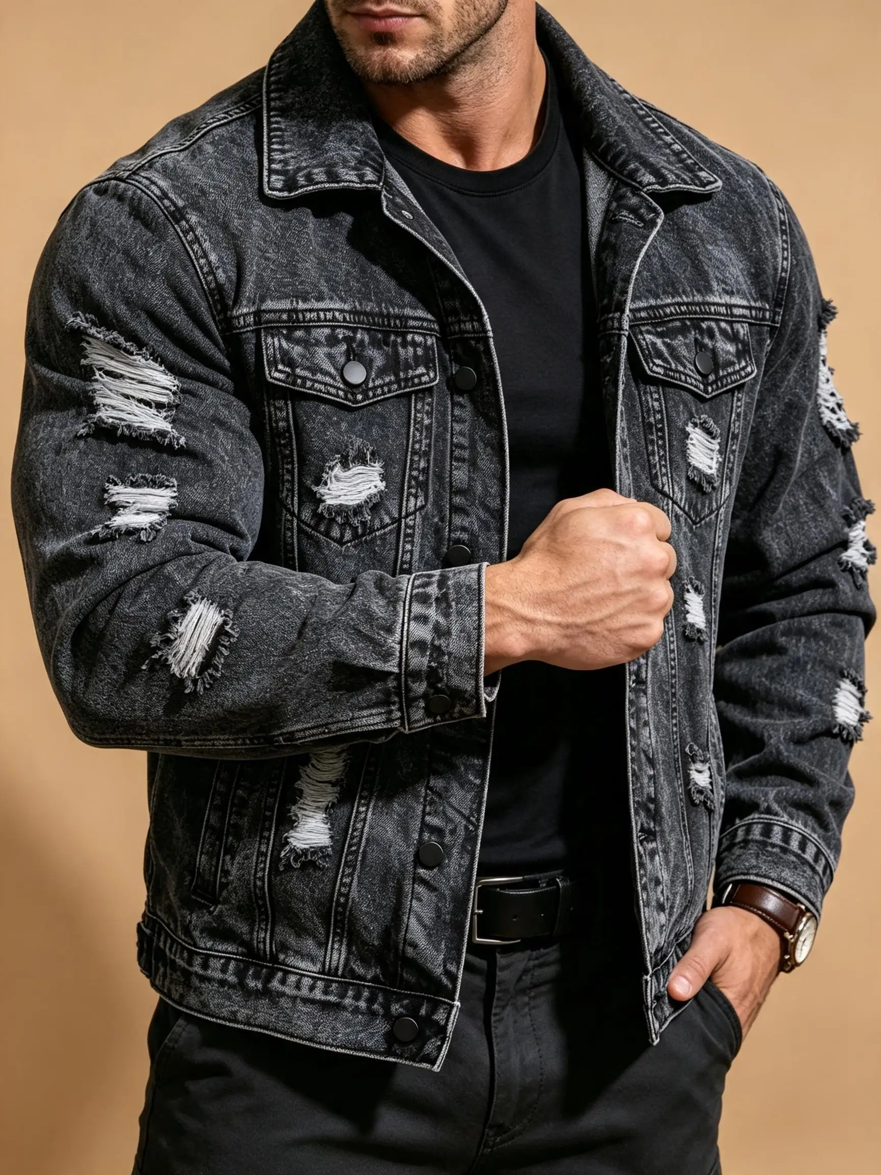 Vintage Y2K Denimjas met knope - Denim Jacket Vintage recensie en prijs