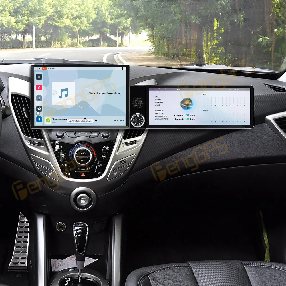 13.1 Inch Screen Car Radio For Hyundai Veloster 2011-2017 Android Auto GPS Navigation Multimedia Video Stereo Receiver Head Unit