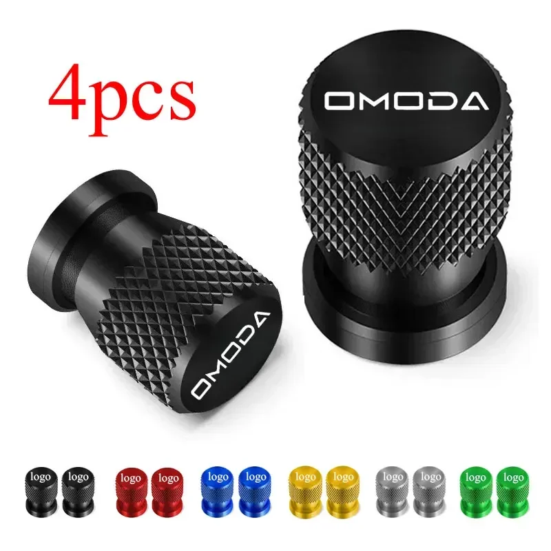 For Chery Omoda 5 Tiggo 7 Pro Tiggo 8 Pro Tiggo 9 Jaecoo J7 J8 4Pcs Waterproof Tire Valve Caps Wheel Dustproof Cover Car Accesso