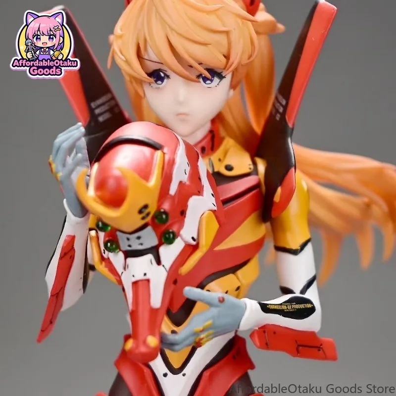 Asuka Langley Unit 02 Plugsuit Ver. Anime Figure PVC Model Statue Collectible Desktop Decoration
