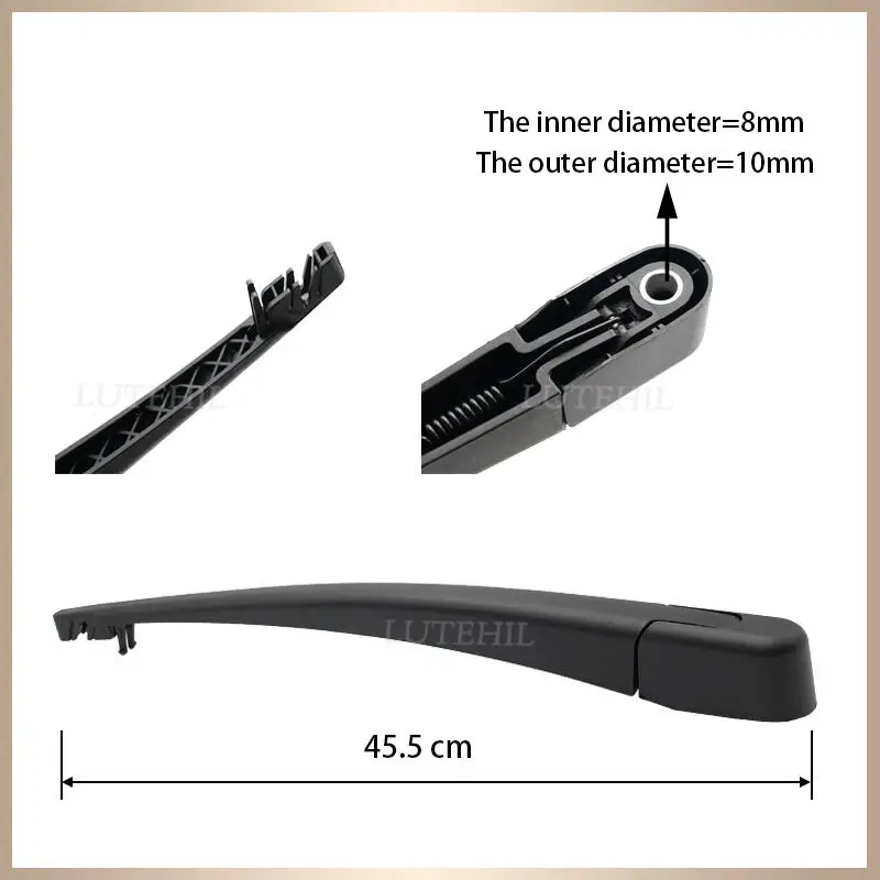 Wiper Rear Wiper Arm & Blade Set For Renault Kangoo MK2 2007-2019 2008 2009 2010 2011 2012 Windshield  Rear Window