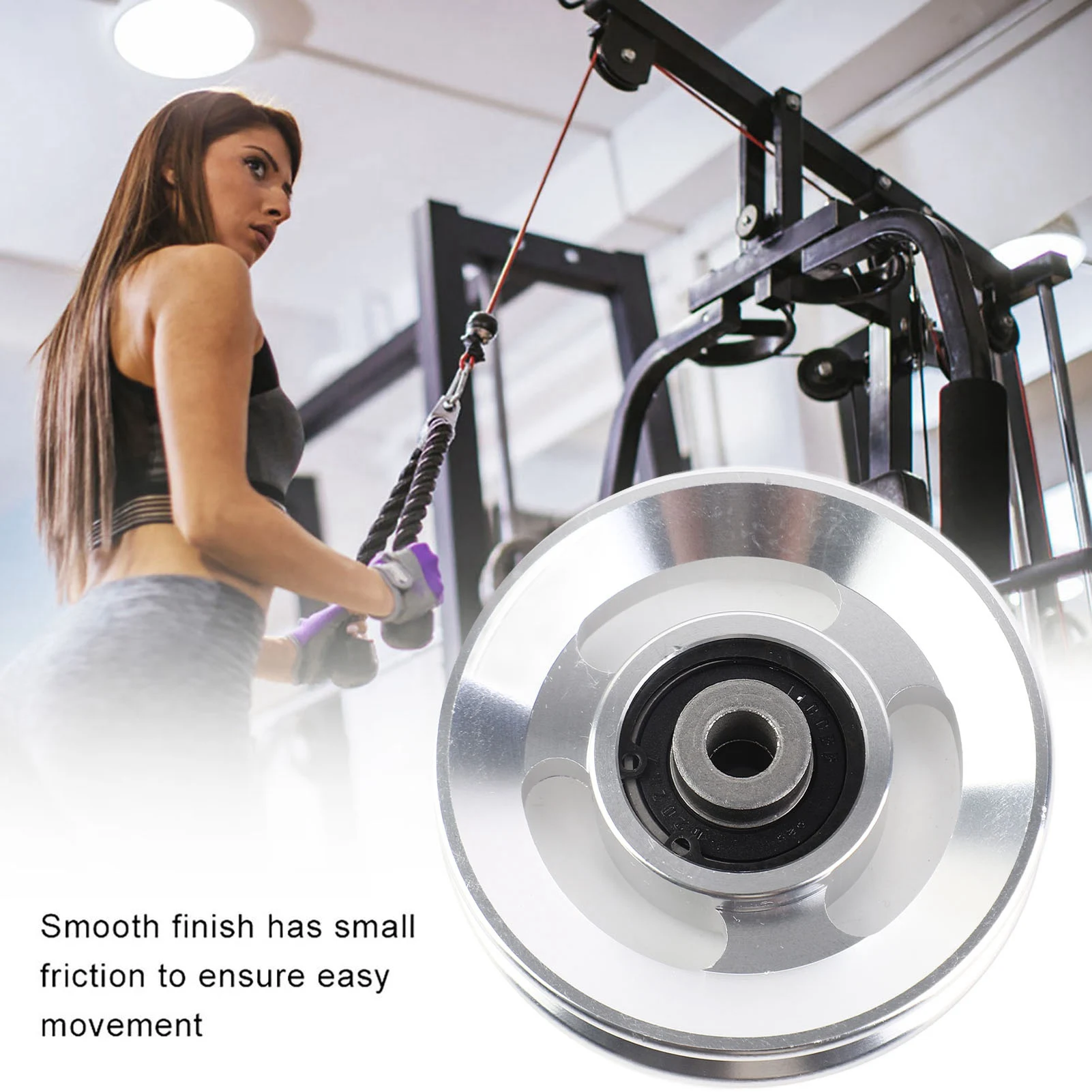 Home Gym Aufsätze Aluminiumlegierung Fitness Pulley Home Gym Aufsätze Teil Übung Krafttraining Zubehör Gym Zubehör