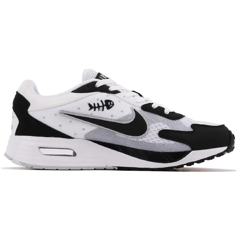 【Customize】Nike Air Max Solo Lifestyle Shoes Men Low-top White/black Sneakers shoes DX3666-100