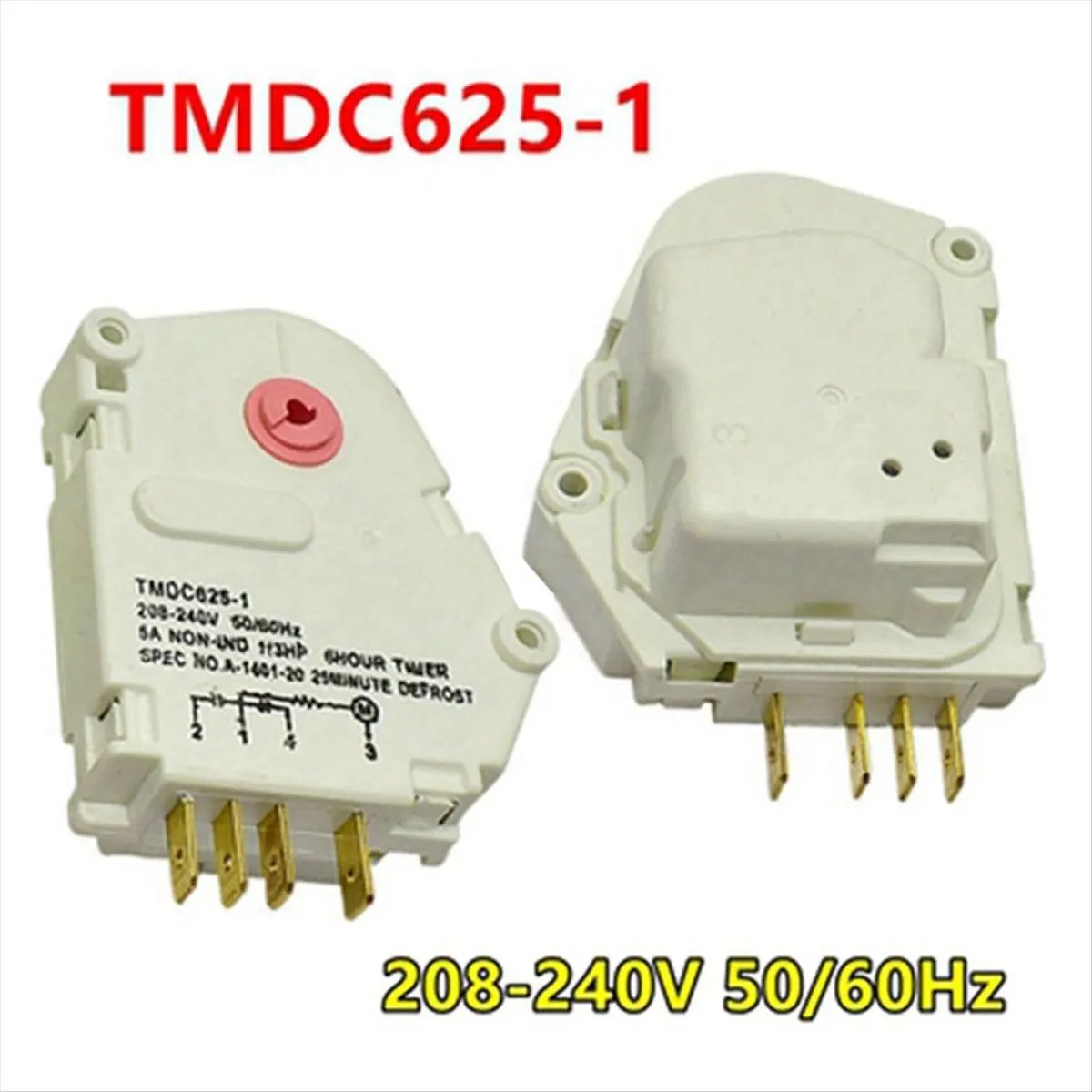 【~ New Y24A】Replacement Defrost Timer for / / Refrigerator Defrosting Timer Refrigerator Timer Control TMDC625-1