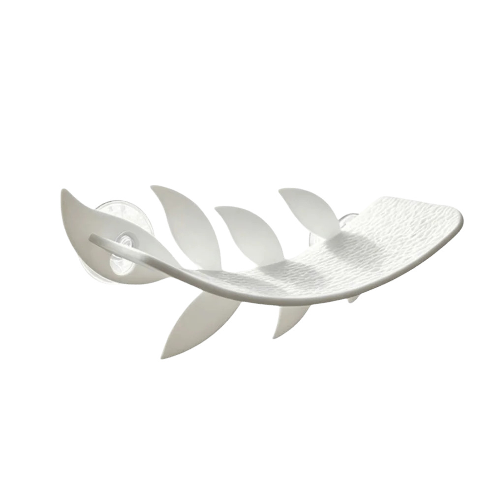 Habitat pour lézards en forme de feuille, avec ventouses, feuilles artificielles, terrasse de repos, repose-escalade en plastique naturel.