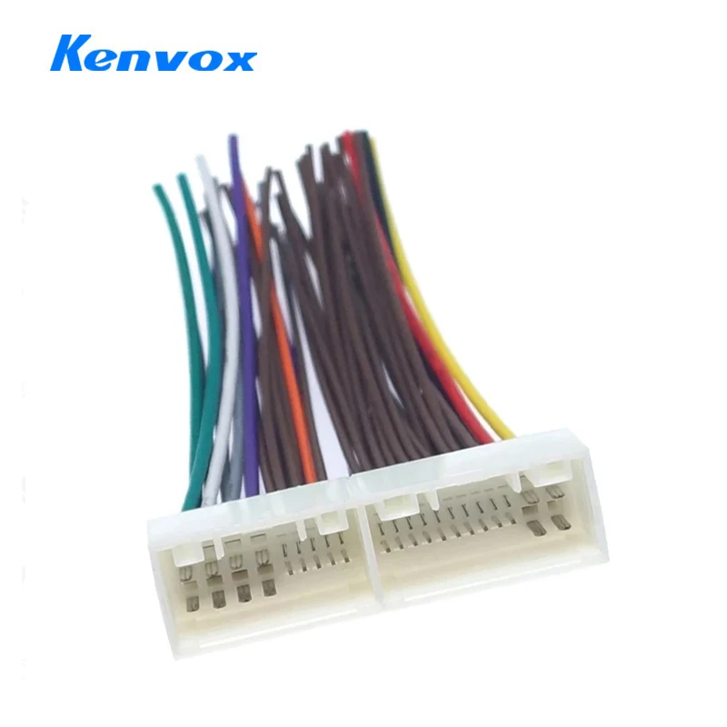 

1Pc Car Radio Audio 42Pin Wiring Harness Adapter For Hyundai IX35/Elantra/Santa Fe/Sonata CD/DVD Stereo Installation