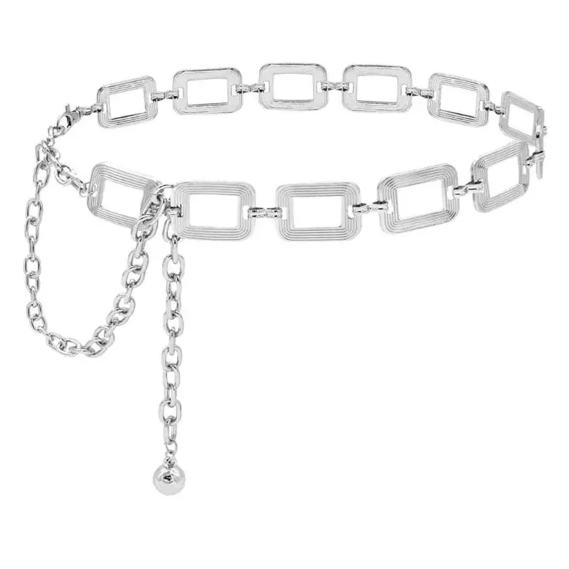 652F حزام سلسلة معدنية عصري مناسب للملابس اليومية للرقص الشرقي #3