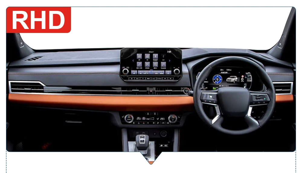 Für Mitsubishi Outlander 4 PHEV 2021 2022 2023 2024 2025 2026 Auto-Armaturenbrett-Sonnenschutzabdeckung Rutschfeste Matte Zubehör – Detail 5