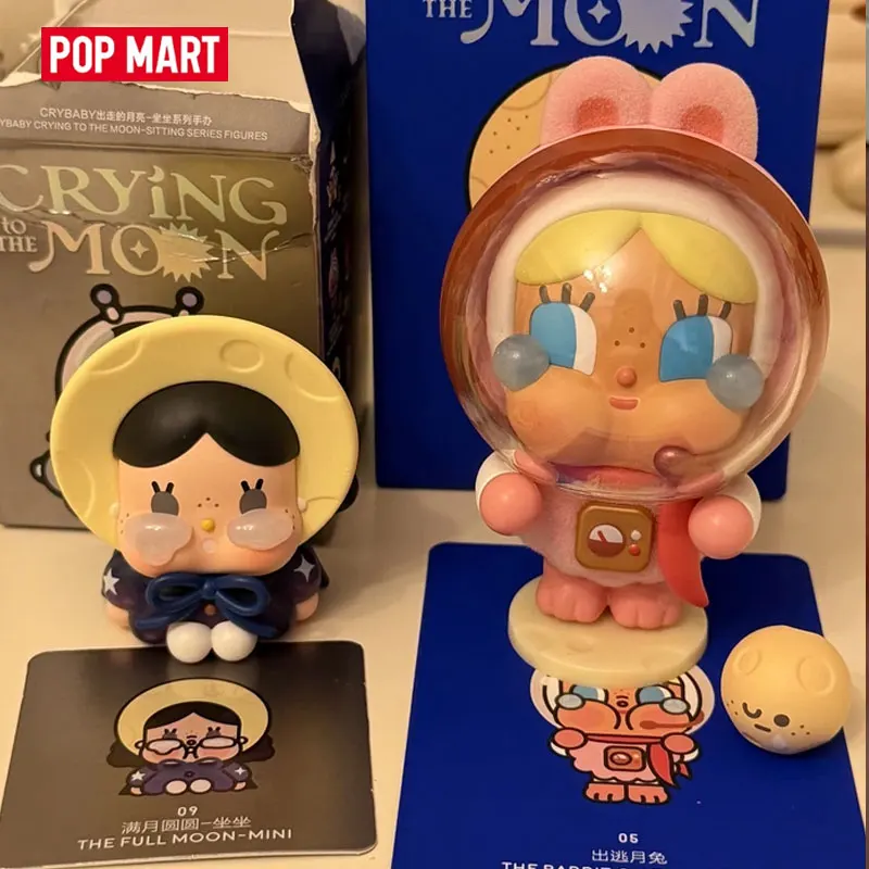 POP MART CRYBABY Crying To The Moon Series Trendy Blind Box Toy