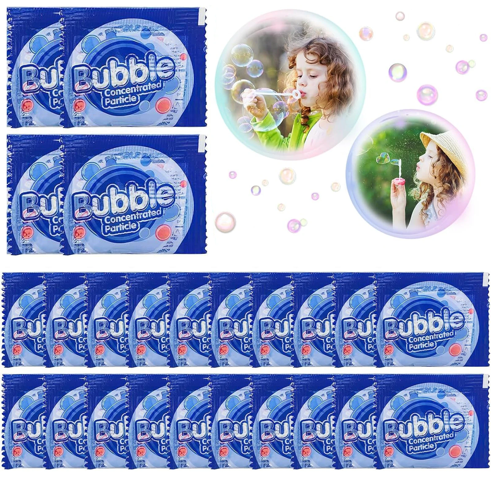 20/40 Pack Concentrated Bubble Solution Refill, For All Bubble Blowers, Bubble Machines, Birthday Party Outdoor Activities Gift